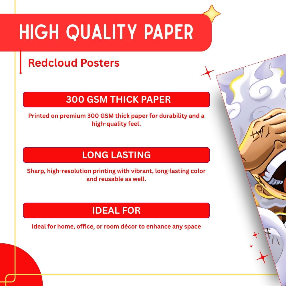 Monkey D.Luffy One Piece Manga Poster