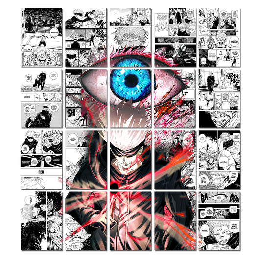Satoru Gojo Jujutsu kaisen Anime Manga Posters