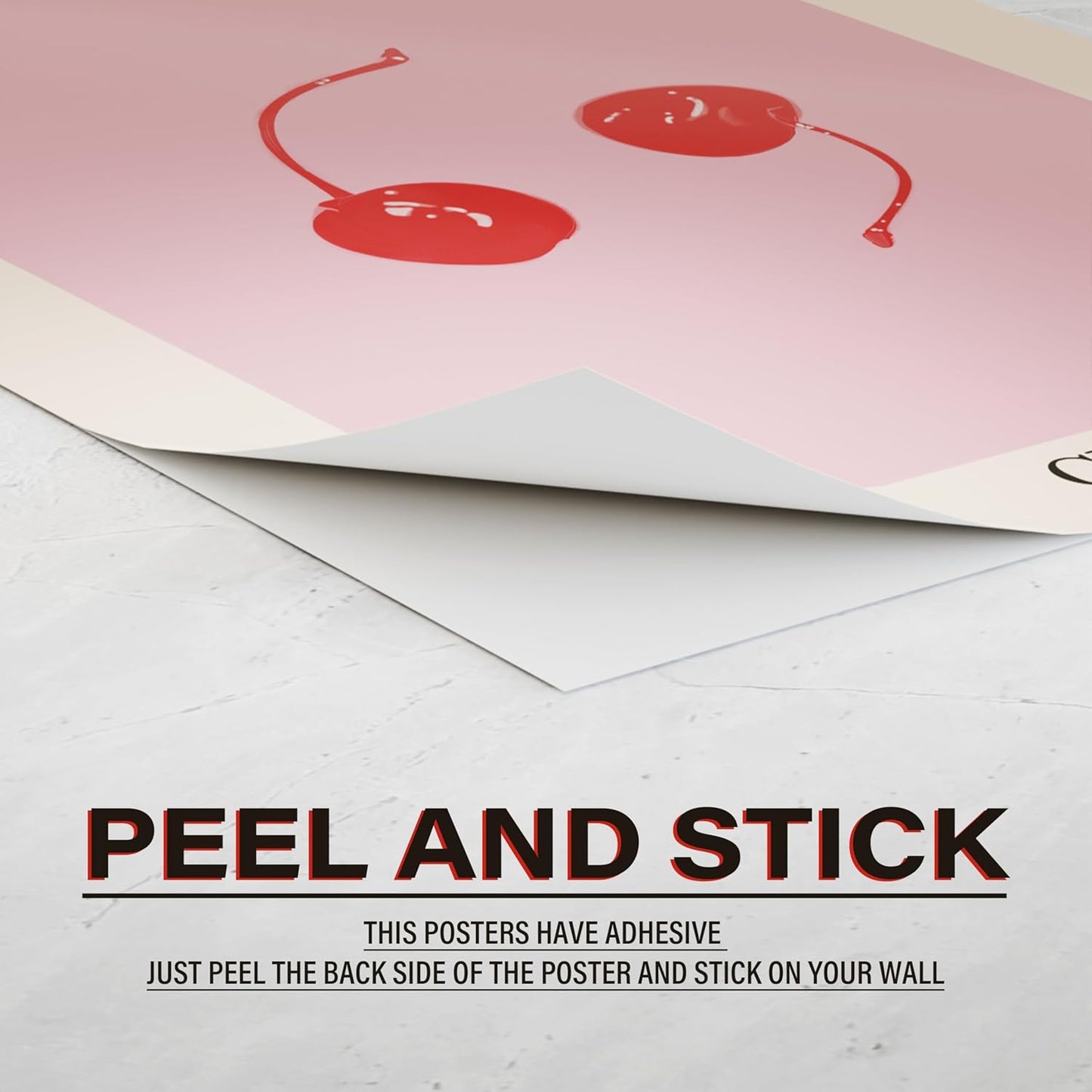 Set of 16 Boho Aesthetic Wall Posters PEEL N STICK Self Adhesive Light weight posters Printed on Self Adhesive Sheet for long lasting on wall posters - Peach, Beige, Orange Bohemian Wall Prints for Bedroom, Living Room, Office Decoration