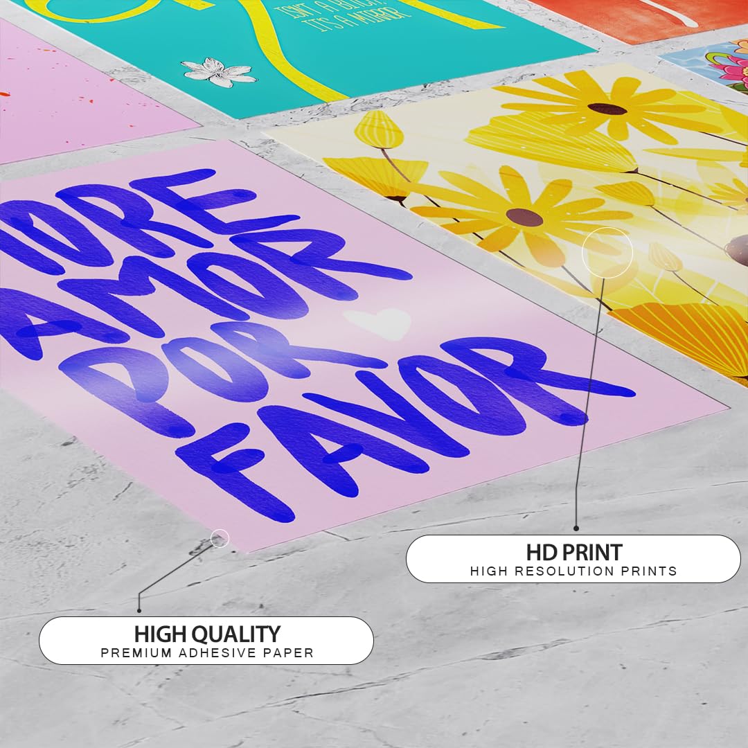 Set of 12 You Got This Women Empowerment Posters Set – A4 Size Peel & Stick Wall Posters for Home Office Decor