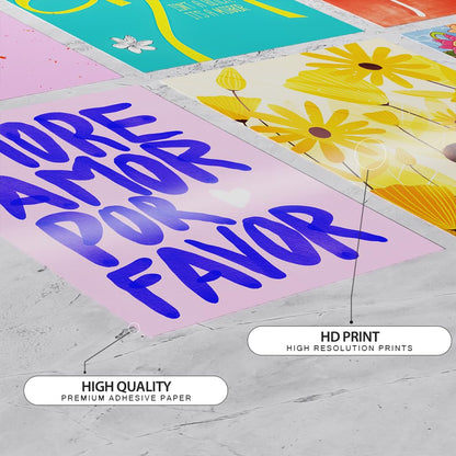 Set of 12 You Got This Women Empowerment Posters Set – A4 Size Peel & Stick Wall Posters for Home Office Decor