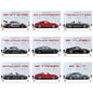RedCloud Pack of 9 - Porsche Sports Cars Wall Posters Size - A4 Wall Decor Posters Wall Art For Bedroom, Living room, Office, Dining Room with adhesive