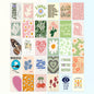 Set of 30 PEEL N STICK Positive Vibes Art wall collage aesthetic posters for room each poster size 4x6 inches