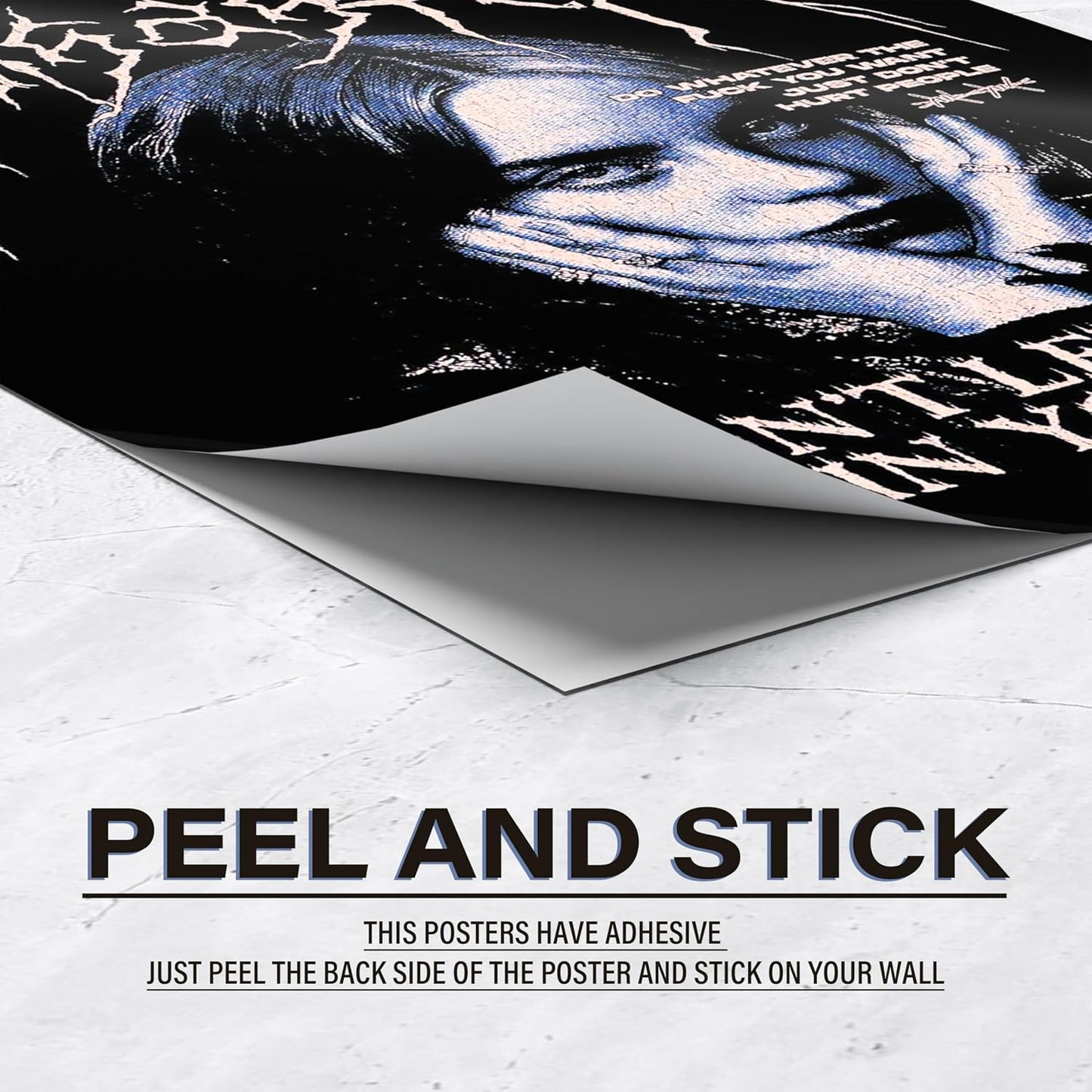 Set of 12 Billie Eilish Music Artist Wall Posters Self Adhesive Sheet Popular Music Artist Album Art Wall Posters Size - A4 Poster for Wall Decoration for Bedroom, Office, Living Room, Dorm Room