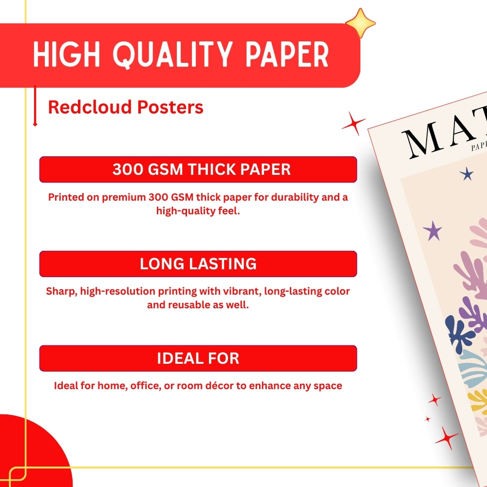 Boho Aesthetic Wall Posters Set of 16 – A4 Premium 300 GSM Thick Paper Minimalist Art Prints