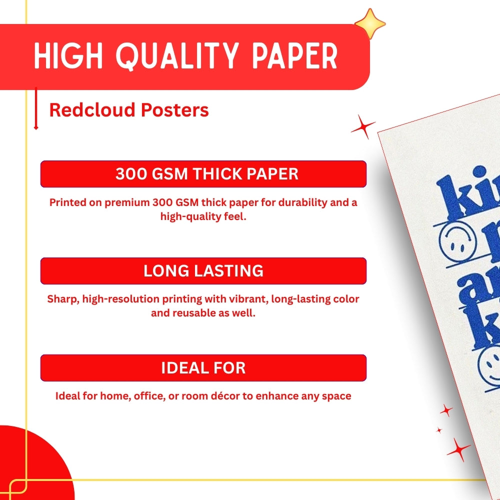 Positive Vibes Aesthetic Wall Collage Posters Set of 30 – 4x6 Inches Premium 300 GSM Thick Paper Prints