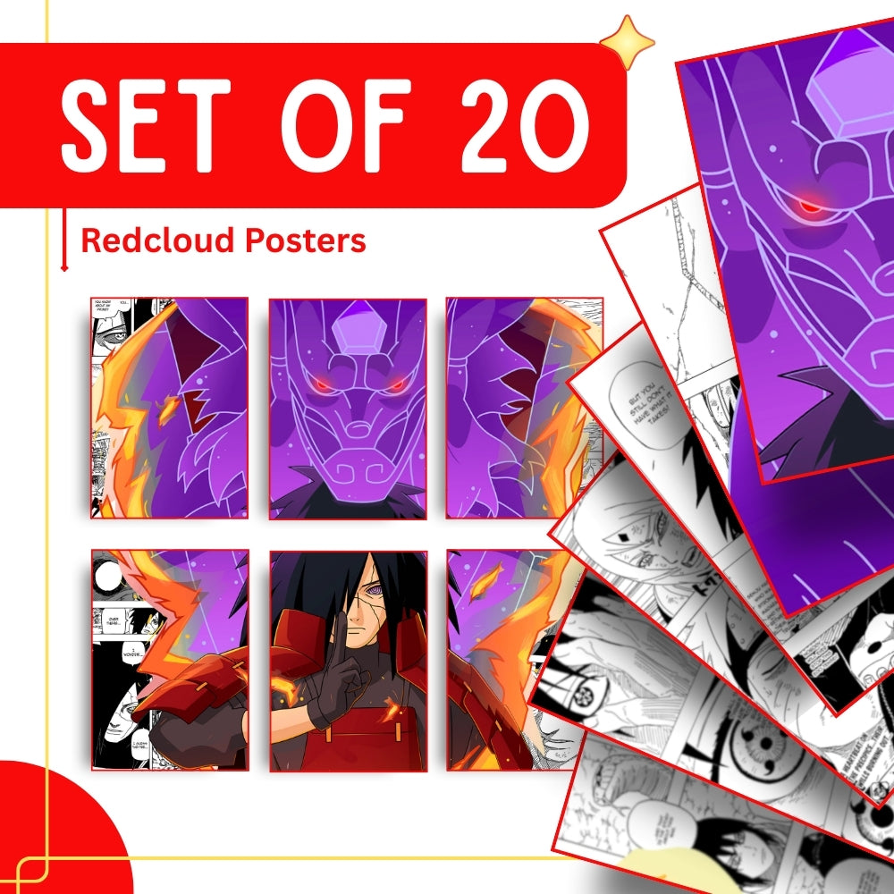 Madara Uchiha Naruto Anime Manga Posters