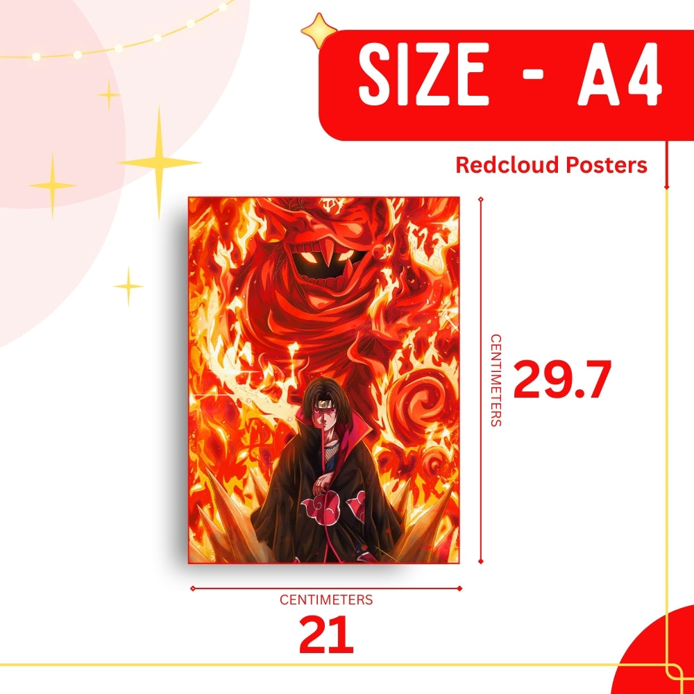 Mix Anime Posters Set of 20 - Naruto | Demon Slayer | Attack on titan | Jujutsu kaisen