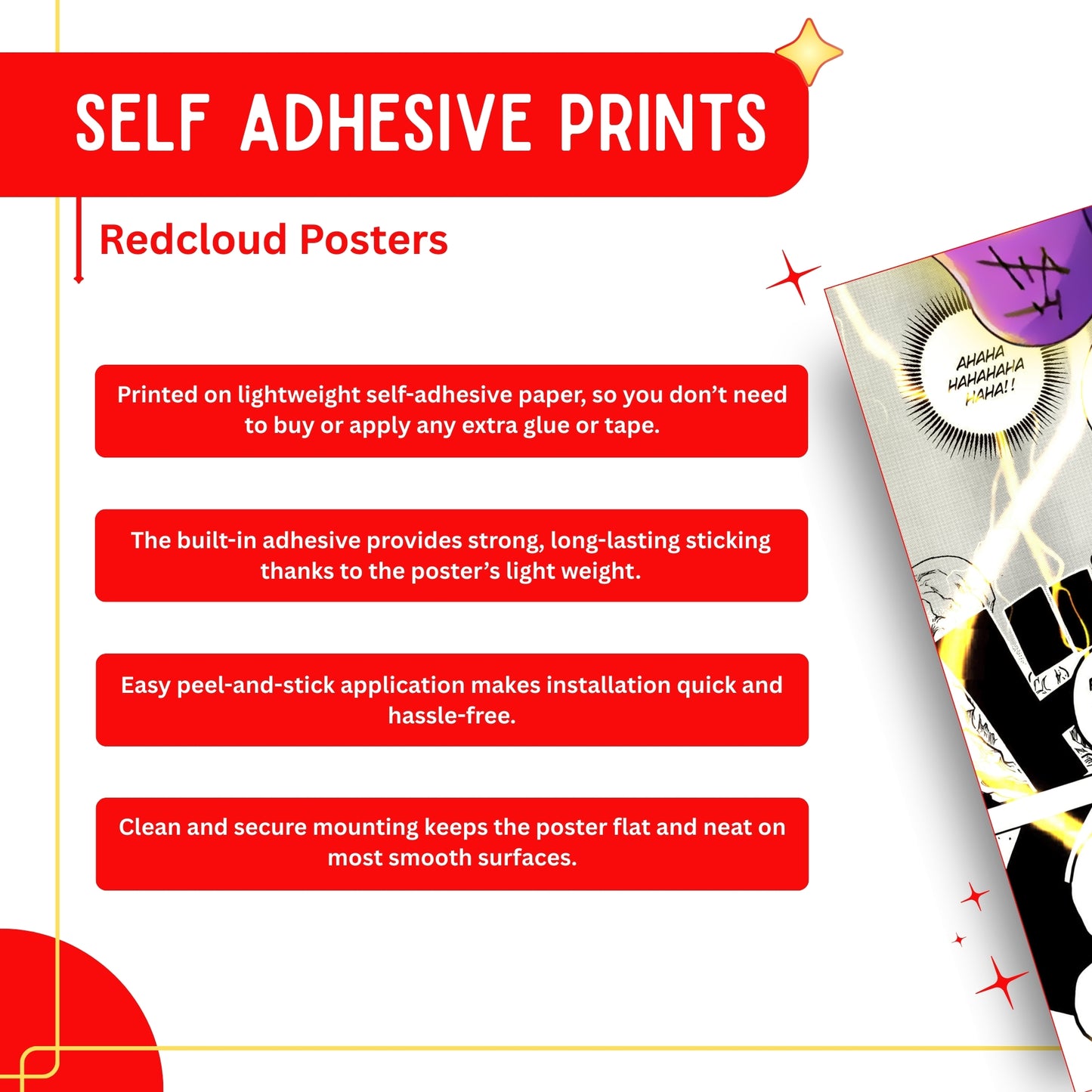 Monkey D.Luffy One Piece Manga Poster