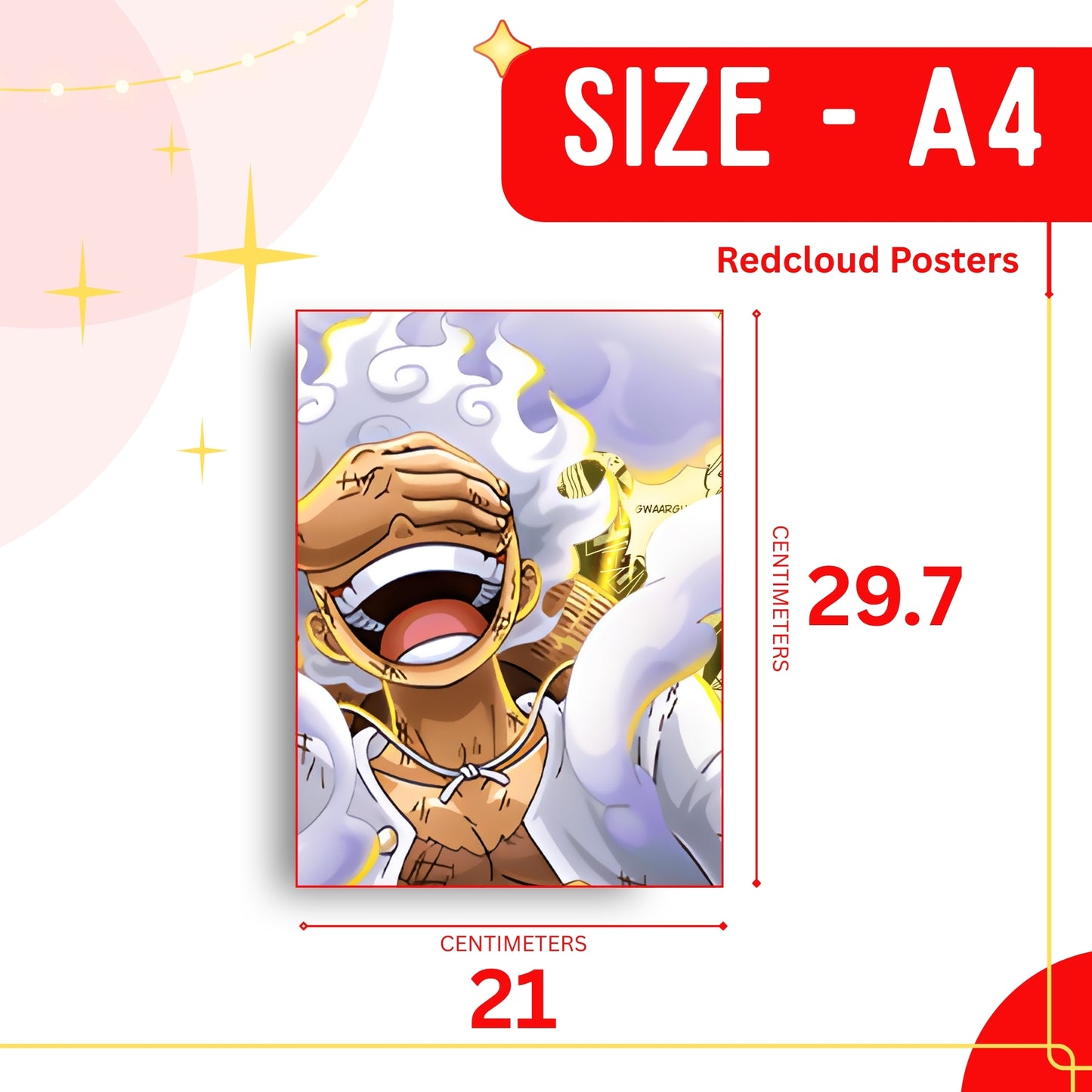 Monkey D.Luffy One Piece Manga Poster