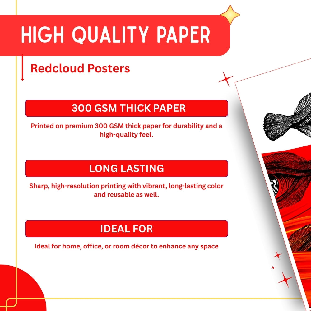 Psychedelic Visionary Wall Posters Set of 12 – A4 Premium 300 GSM Thick Paper Trippy Aesthetic Art Prints